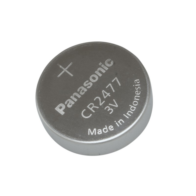 PANASONIC -  CR2477.  Pilha de lítio  em formato botão. 3Vdc 