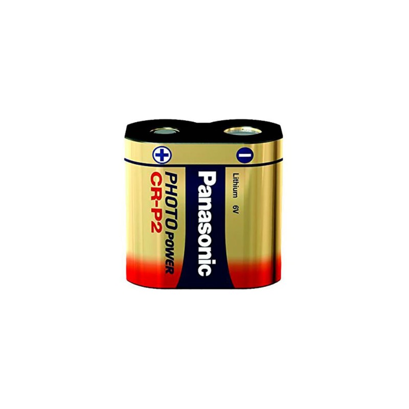 PANASONIC - CRP2P-NE.Bateria de lítio prismatica | frasco de Li-MnO2. Modelo CR-P2. 6Vdc / 1,400Ah