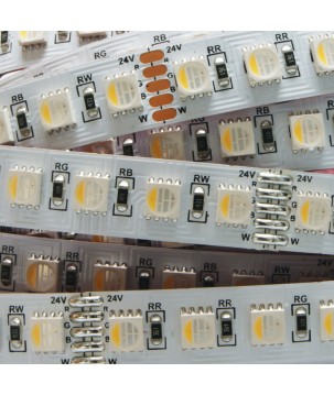 FULLWAT - CVIC-5060-RGBN-2X. LED-Streifen  professionell - RGB + Naturweiß - 24Vdc - 1680 Lm/m - IP20