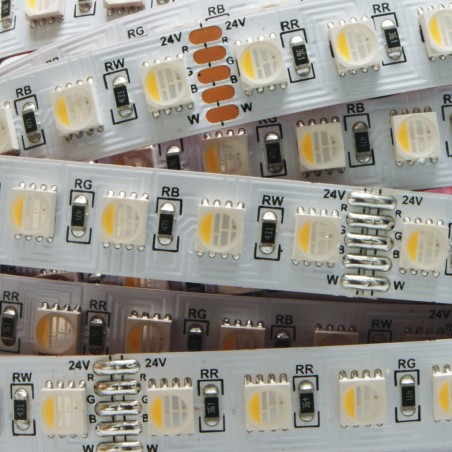 FULLWAT - CVIC-5060-RGBN-2X. Professional LED strip - RGB + Natural white - 24Vdc - 1680 Lm/m - IP20