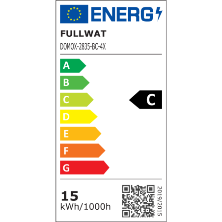 FULLWAT - DOMOX-2835-BC-4X25. Striscia LED standard.3000K- Bianco caldo- 24Vdc- 2274 Lm/m