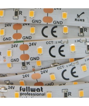 FULLWAT - DOMOX-2835-BH-HGPX. Ruban led standard. 2700K - Blanc extra chaud - 24Vdc - 1260 Lm/m - IP20