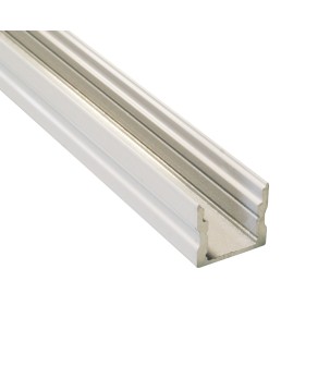 FULLWAT - ECOX-15S-2-BL-LZO. Aluminum profile  for surface mounting. Anodized.  2000mm