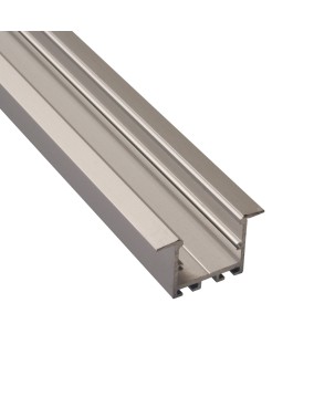 FULLWAT - ECOX-25EX-2. Aluminum profile  for recessed mounting. Anodized.  2000mm
