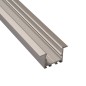 FULLWAT - ECOX-25EX-2. Aluminum profile  for recessed mounting. Anodized.  2000mm