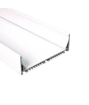 FULLWAT - ECOXG-100S-2-BL. Aluminum profile  for surface mounting. White.  2000mm