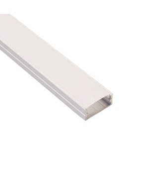 FULLWAT - ECOXG-108S-2. Aluminum profile  for surface mounting. Anodized.  2000mm