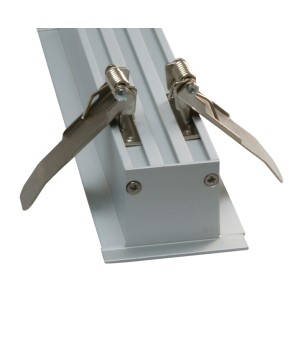 FULLWAT - ECOXG-35E-2. Aluminum profile  for recessed mounting. Anodized.  2000mm