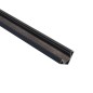FULLWAT - ECOXG-45-2-NG. Aluminum profile  for corner mounting. Black.  2000mm
