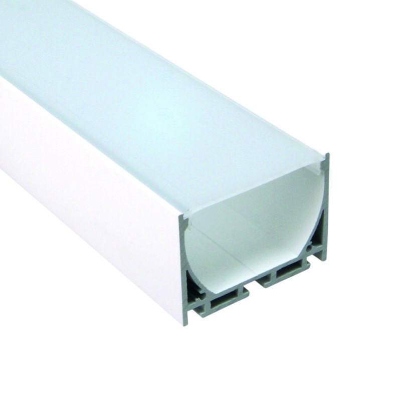 FULLWAT - ECOXG-50S-2-BL. Perfil de aluminio de superficie blanco - 2000mm - IP40