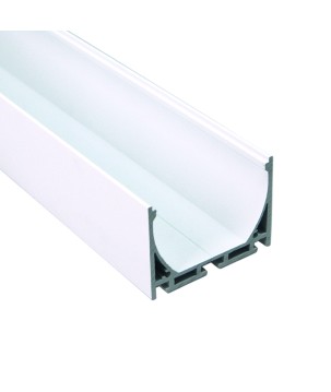 FULLWAT - ECOXG-50S-2-BL. Aluminum profile  for surface mounting. White.  2000mm