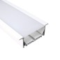 FULLWAT - ECOXG-70E-2-BL. Aluminum profile  for recessed mounting. White.  2000mm