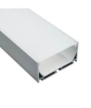 FULLWAT - ECOXG-70S-2. Aluminum profile  for surface mounting. Anodized.  2000mm