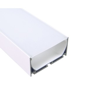 FULLWAT - ECOXG-70S-2-BL. Aluminum profile  for surface mounting. White.  2000mm
