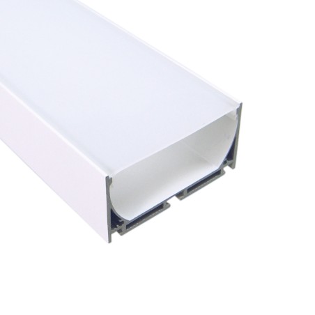 FULLWAT - ECOXG-70S-2-BL. Aluminum profile  for surface mounting. White.  2000mm