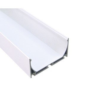 FULLWAT - ECOXG-70S-2-BL. Perfil de aluminio de superficie blanco - 2000mm - IP40