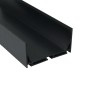 FULLWAT - ECOXG-70S-2-NG. Perfil de aluminio de superficie negro - 2000mm - IP40
