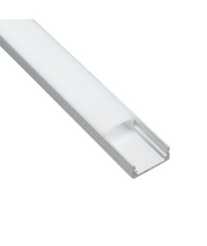 FULLWAT - ECOXG-7S-2. Aluminum profile  for surface mounting. Anodized.  2000mm