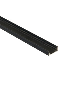 FULLWAT - ECOXG-7S-2-NG.  Profil de surface en aluminium  noir - 2000mm - IP40