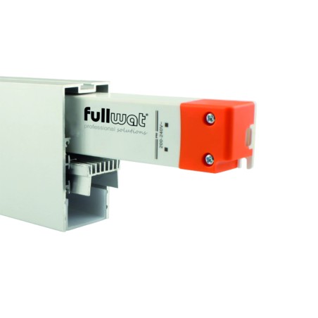 FULLWAT - ECOX-LUM1-3-LZO.  Profil de surface | suspendre en aluminium  anodisé - 3000mm - IP40