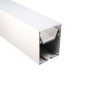 FULLWAT - ECOX-LUM-2-BL.  Perfil de alumínio de superfície branco - 2000mm - IP40