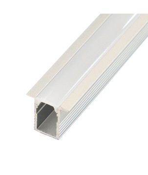 FULLWAT - ECOXM-12E-2D. Aluminum profile  for recessed mounting. Anodized.  2000mm