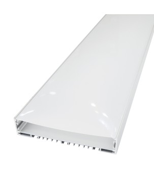 FULLWAT - ECOXM-150S-2D.  Perfil de alumínio de superfície | suspenso anodizado - 2000mm - IP40