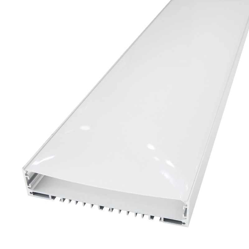 FULLWAT - ECOXM-150S-2D.  Perfil de alumínio de superfície | suspenso anodizado - 2000mm - IP40