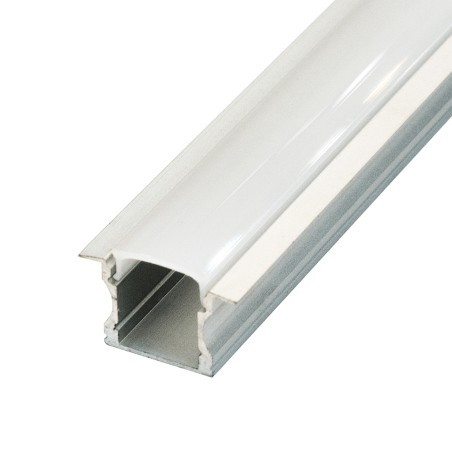 FULLWAT - ECOXM-15E-2D. Perfil de aluminio empotrable anodizado - 2000mm - IP40