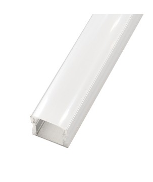 FULLWAT - ECOXM-15S-2D. Aluminum profile  for surface mounting. Anodized.  2000mm