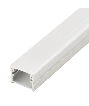 FULLWAT - ECOXM-15SW-2D. Aluminum profile  for surface mounting. Anodized. for floor shape. 2000mm