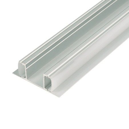 FULLWAT - ECOXM-17X2-2D. Aluminum profile  for for wall mounting. Anodized. with bi-directional lighting shape. 2000mm