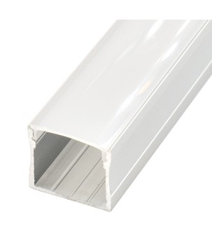 FULLWAT - ECOXM-20AS-2D. Aluminum profile  for surface mounting. Anodized.  2000mm