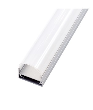 FULLWAT - ECOXM-20CS-2D. Aluminum profile  for surface | suspended mounting. Anodized.  2000mm