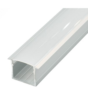 FULLWAT - ECOXM-20E-2D. Aluminum profile  for recessed mounting. Anodized.  2000mm
