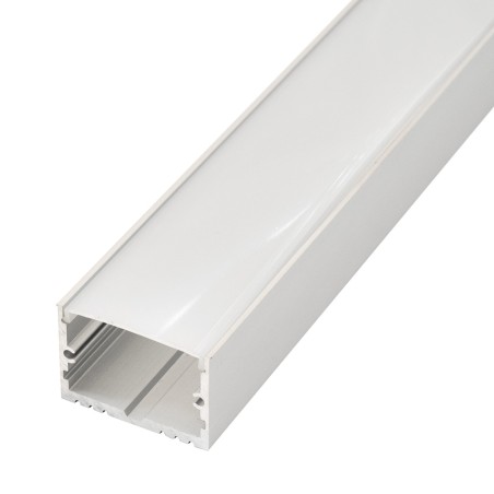 FULLWAT - ECOXM-25S-2D. Aluminum profile  for surface mounting. Anodized.  2000mm