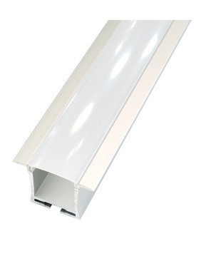 FULLWAT - ECOXM-27E-2D. Aluminum profile  for recessed mounting. Anodized.  2000mm