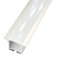FULLWAT - ECOXM-27E-2D. Aluminum profile  for recessed mounting. Anodized.  2000mm