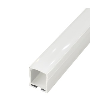FULLWAT - ECOXM-27S-2D. Aluminum profile  for surface | suspended mounting. Anodized.  2000mm