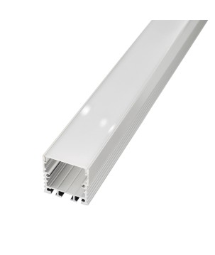 FULLWAT - ECOXM-30S-2D. Aluminum profile  for surface | suspended mounting. Anodized.  2000mm