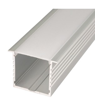 FULLWAT - ECOXM-35E1-2D. Aluminum profile  for recessed mounting. Anodized.  2000mm
