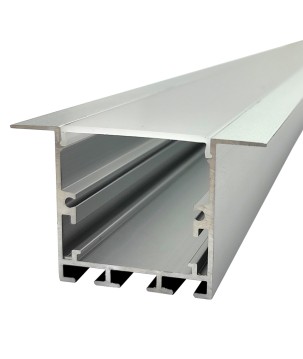 FULLWAT - ECOXM-35E2-2D. Aluminum profile  for recessed mounting. Anodized.  2000mm