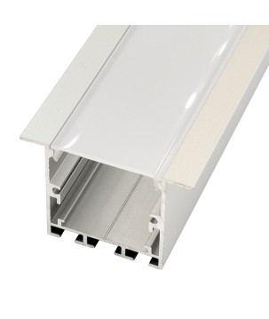 FULLWAT - ECOXM-35E-2D. Aluminum profile  for recessed mounting. Anodized.  2000mm