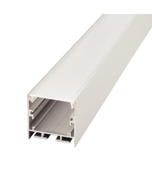 FULLWAT - ECOXM-35S-2D. Perfil de aluminio de superficie | suspendido anodizado - 2000mm - IP40