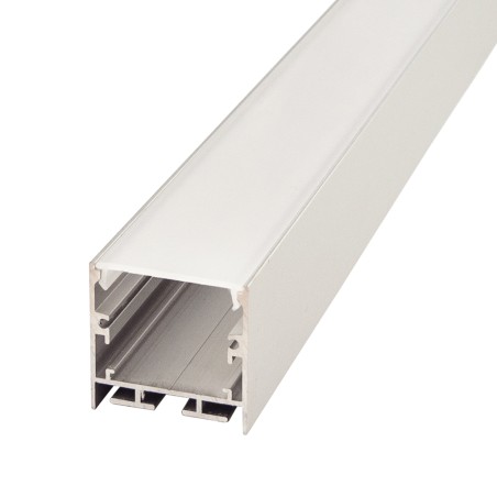 FULLWAT - ECOXM-35S-2D. Aluminum profile  for surface | suspended mounting. Anodized.  2000mm