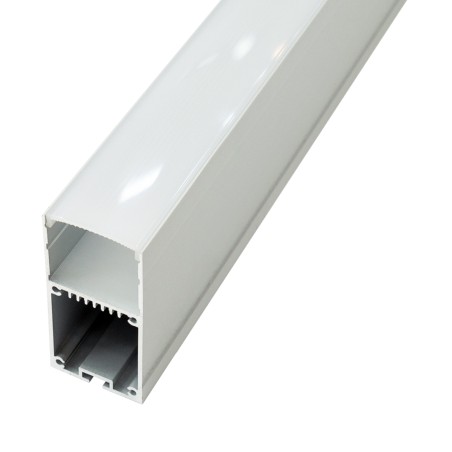 FULLWAT - ECOXM-35X2-2D. Aluminum profile  for suspended mounting. Anodized.  2000mm