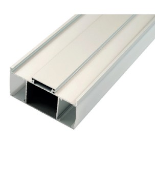 FULLWAT - ECOXM-41X2-2D. Aluminum profile  for for wall mounting. Anodized. with bi-directional lighting shape. 2000mm