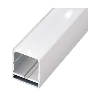 FULLWAT - ECOXM-42S-2D. Perfil de aluminio de superficie | suspendido anodizado - 2000mm - IP40
