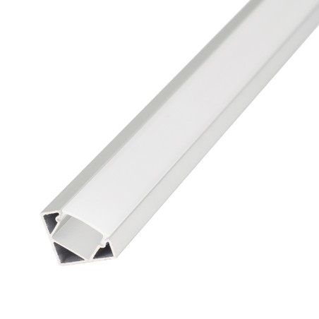 FULLWAT - ECOXM-45-2D. Perfil de aluminio de esquina anodizado - 2000mm - IP40