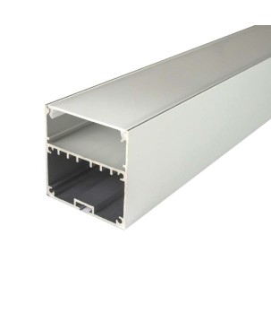 FULLWAT - ECOXM-50S2-2D. Perfil de aluminio suspendido anodizado - 2000mm - IP40